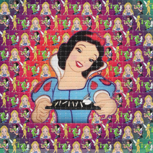 LSD Tab Seven White Lines