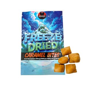 THC Freeze Dried Caramel Bites - 250MG – Serpent