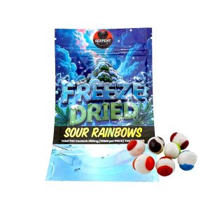 THC Freeze Dried Sour Rainbows - 250MG – Serpent